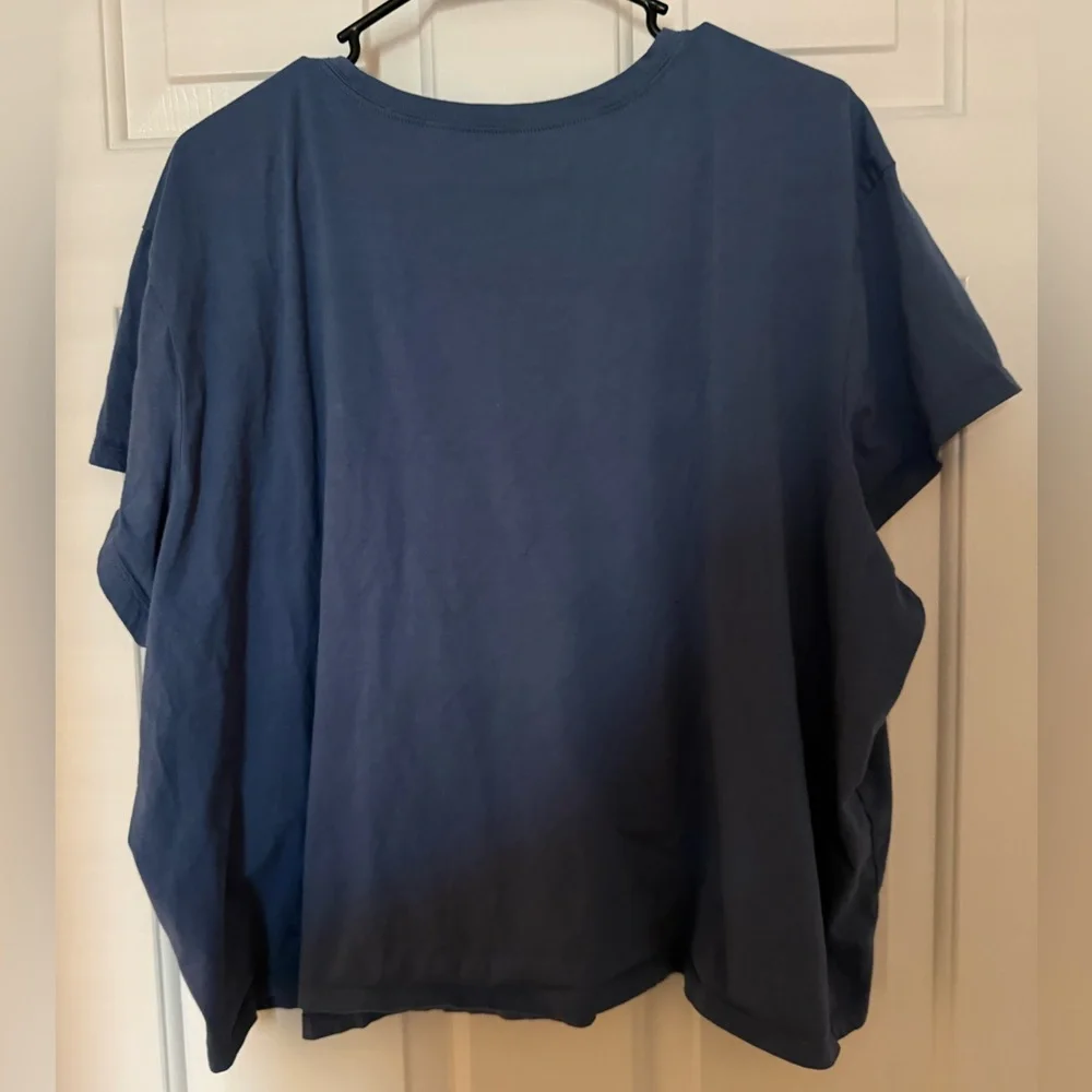 Belle isle by torrid boxy blue tshirt women’s plus size 3 - Picture 3 of 5